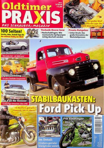 Deckblatt Oldtimer Praxis (03/2014)